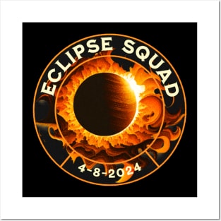 Solar Eclipse Sqaud 4-8-2024 Posters and Art